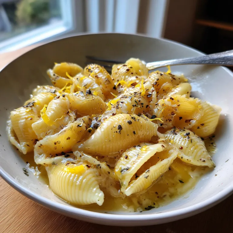 Creamy Roast Garlic and Lemon Pasta