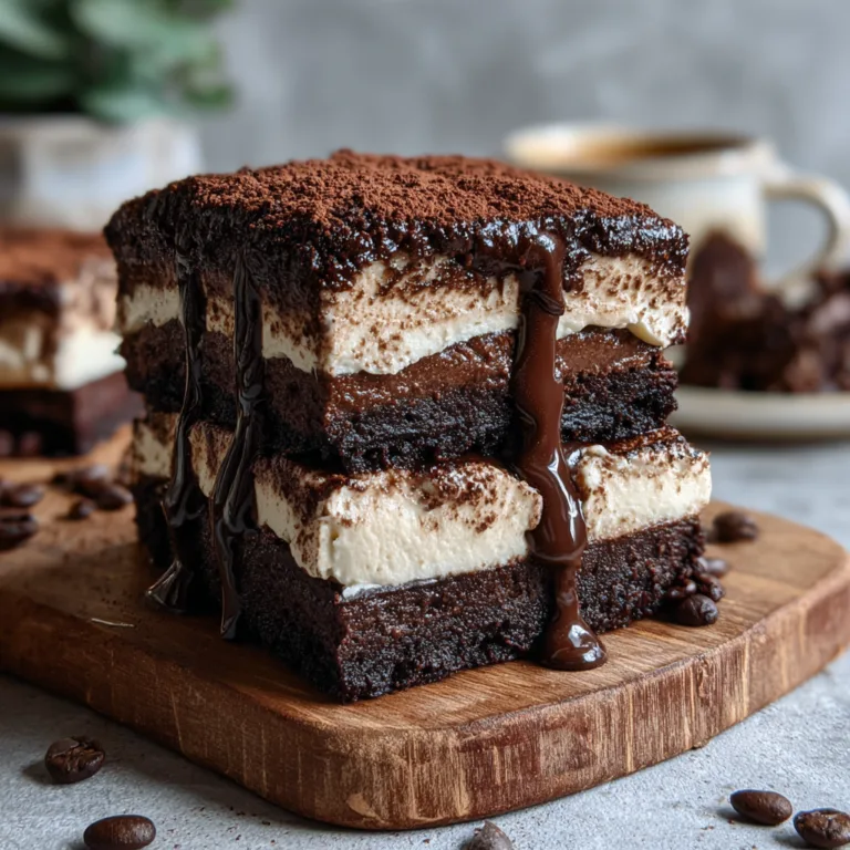 Tiramisu Brownies Recipe