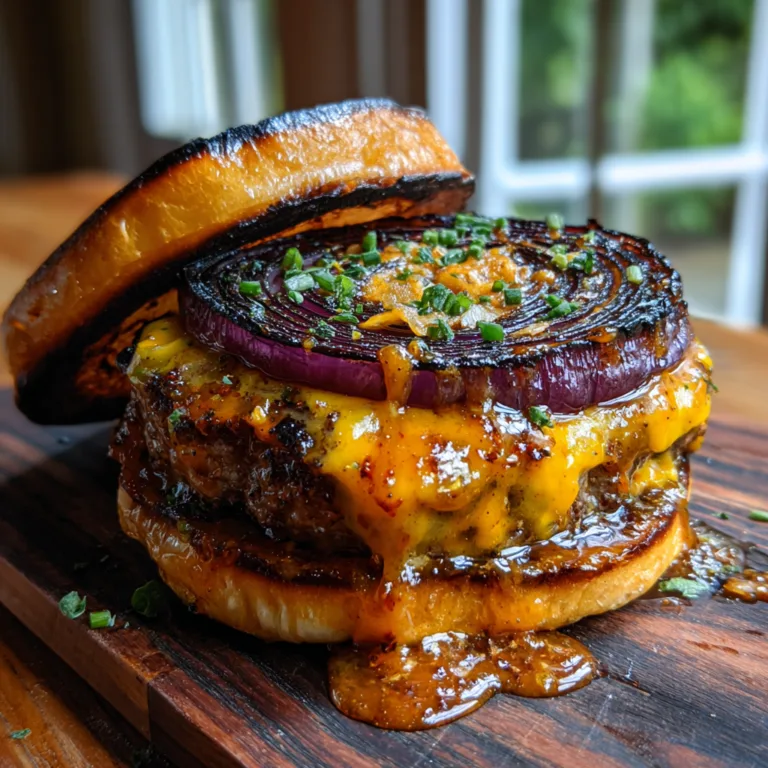The Viral Flying Dutchman Burger with Caramelized Onion Buns