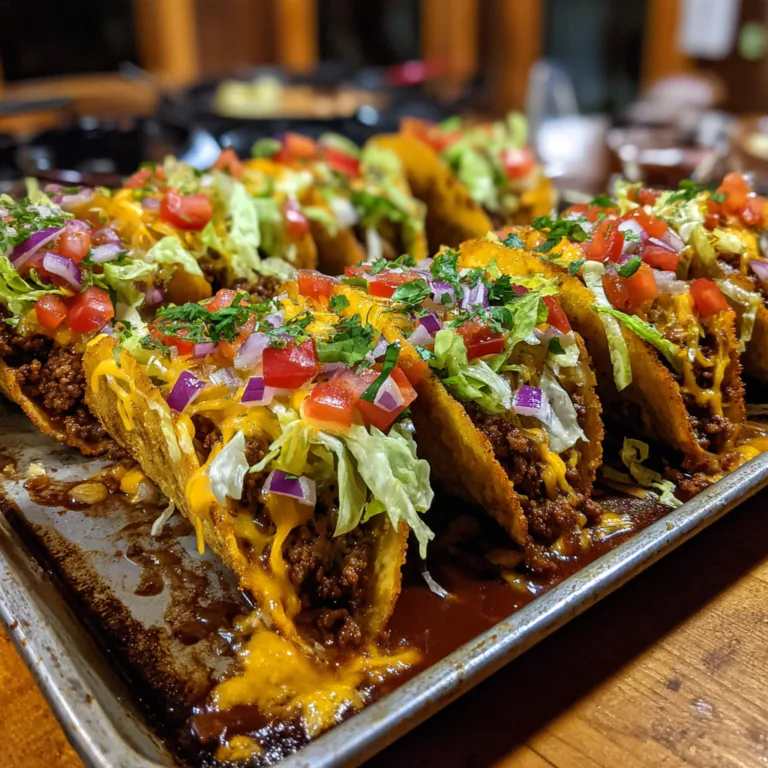 Oven-Baked Cheesy Tacos