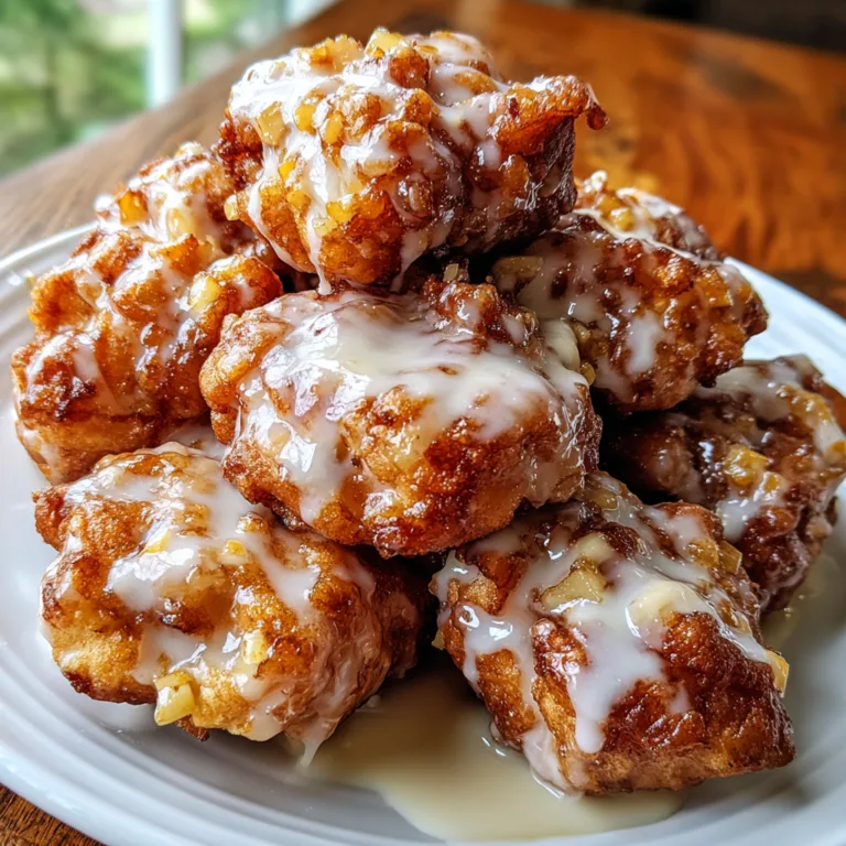 Easy Apple Fritter Bites