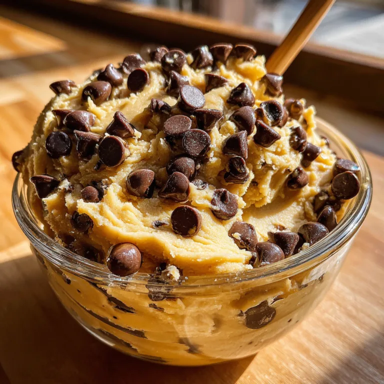 Edible Chocolate Chip Cookie Dough
