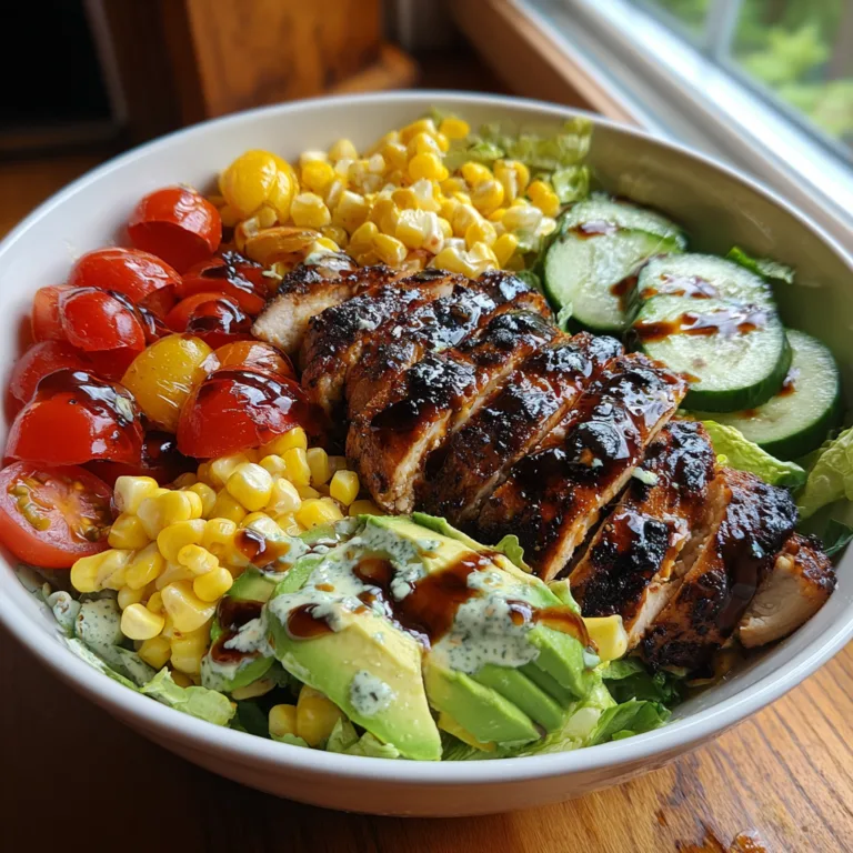 Balsamic Glazed Chicken & Avocado Salad
