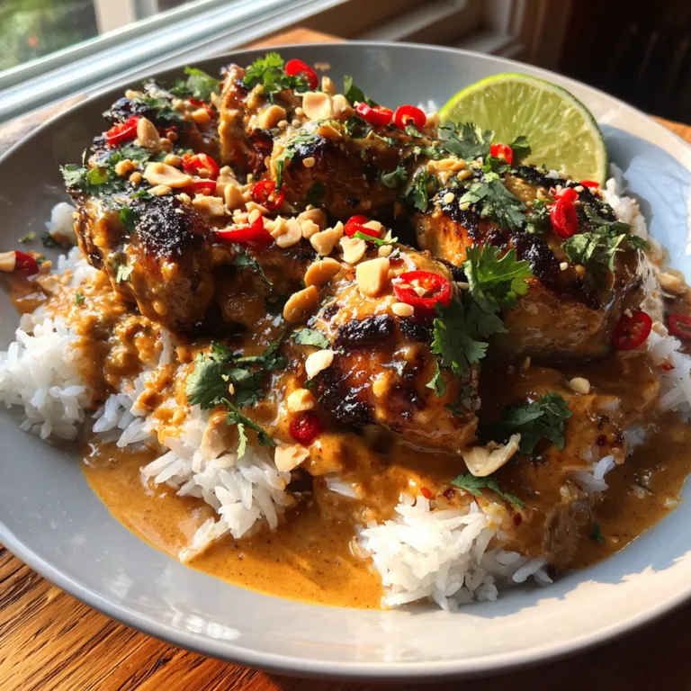 The Best Thai Peanut Chicken Recipe