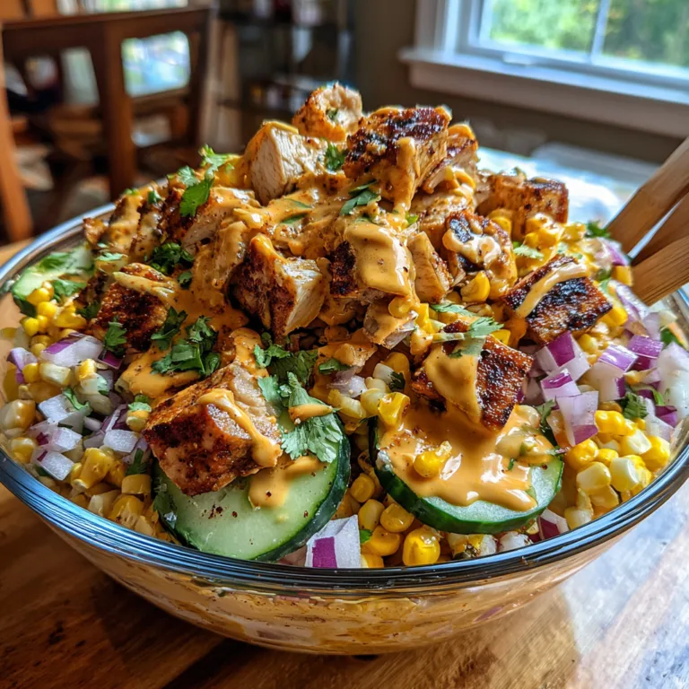 Chipotle Chicken Corn Salad