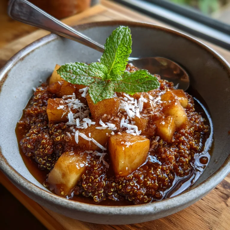 Apple Cinnamon Breakfast Quinoa Bowl