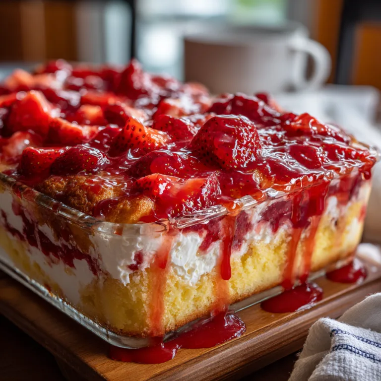 Layered Strawberry Shortcake Dessert