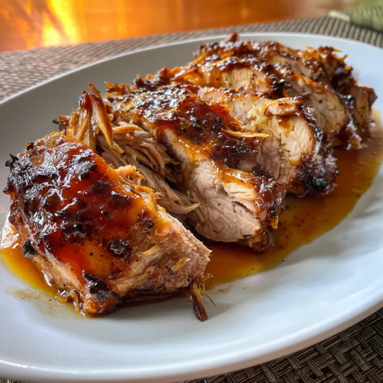 Sticky Honey Roasted Pork Tenderloin