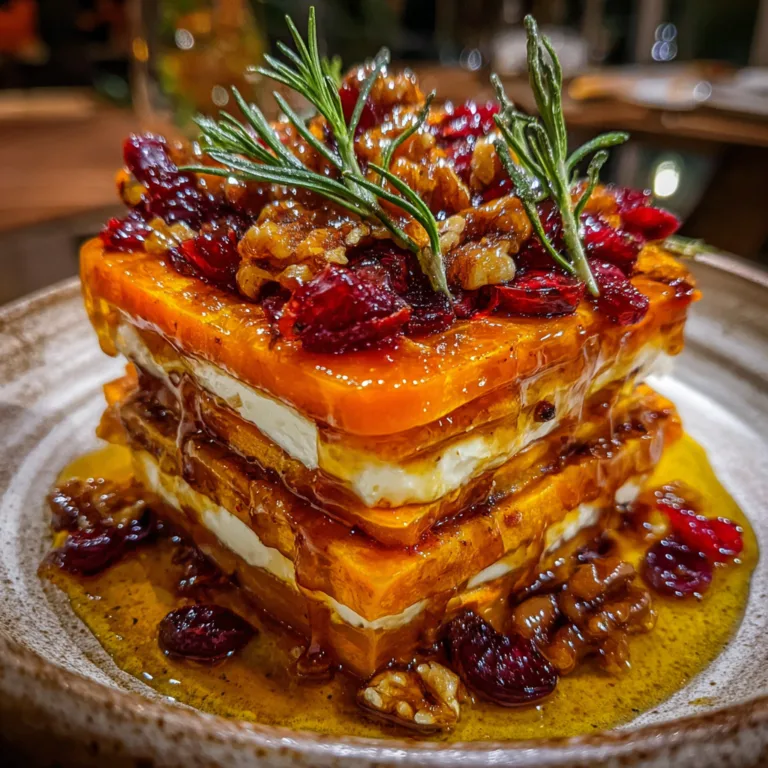 Layered Sweet Potato Lasagna