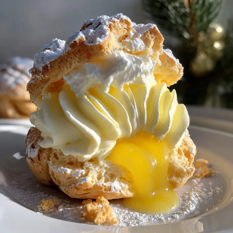 Lemon Cream Puffs