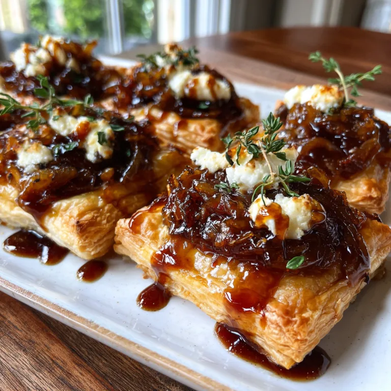 Caramelized Onion and Goat Cheese Tarts