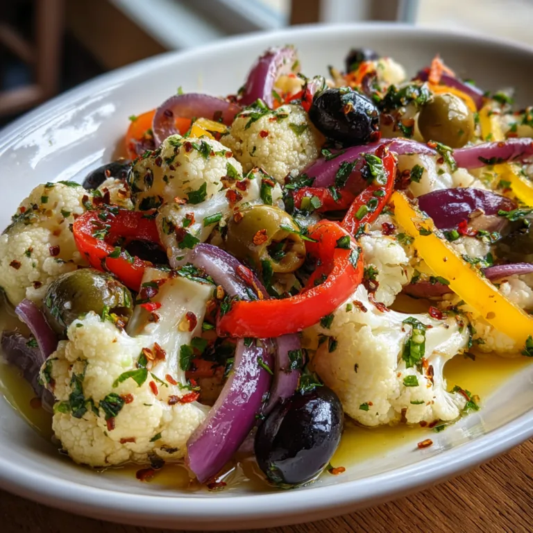 Marinated Cauliflower Salad