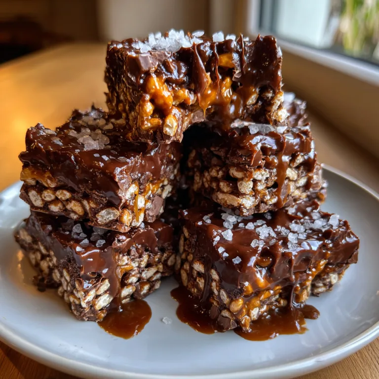 Homemade Chocolate Peanut Butter Crunch Bars