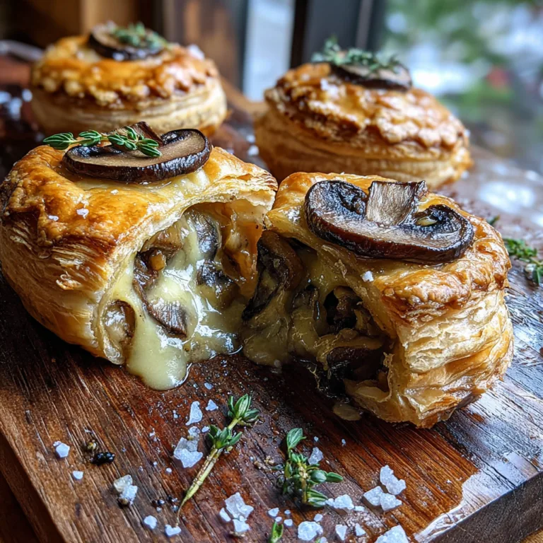 Mini Mushroom & Gruyère Pot Pies