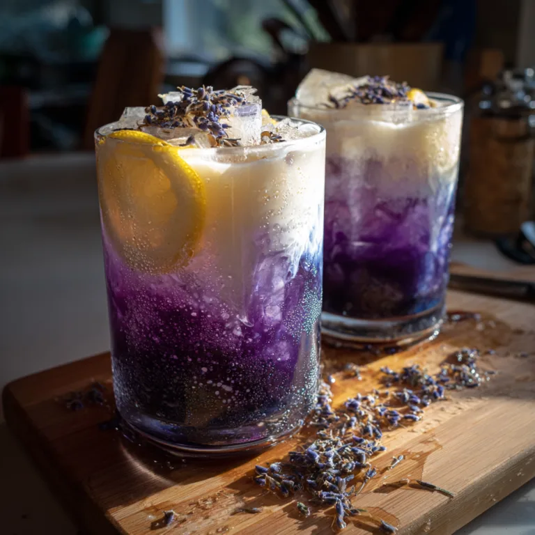 Creamy Coconut Lavender Lemonade