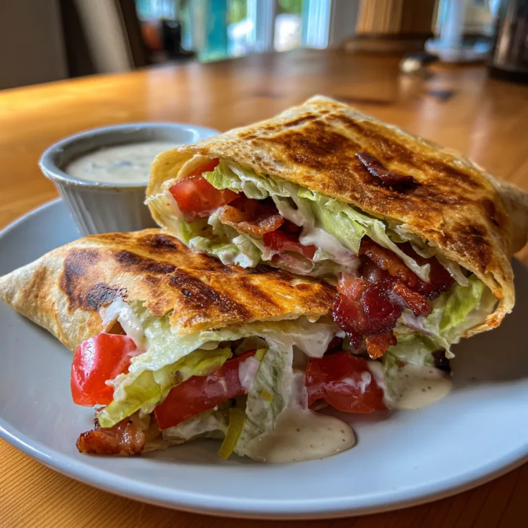 BLT Wraps with Secret Sauce