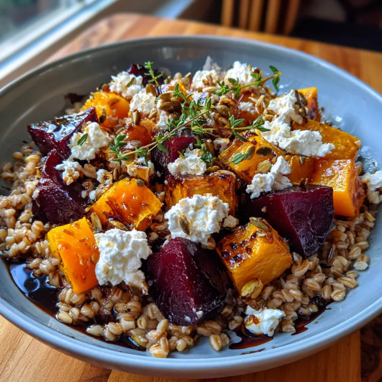 Roasted Veggies & Feta Bowl
