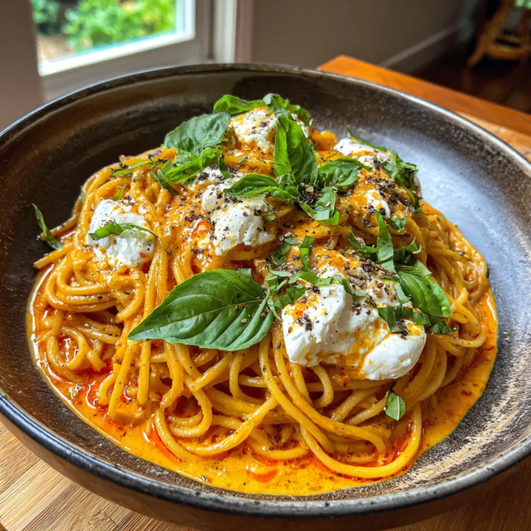 Creamy Red Pepper Pasta