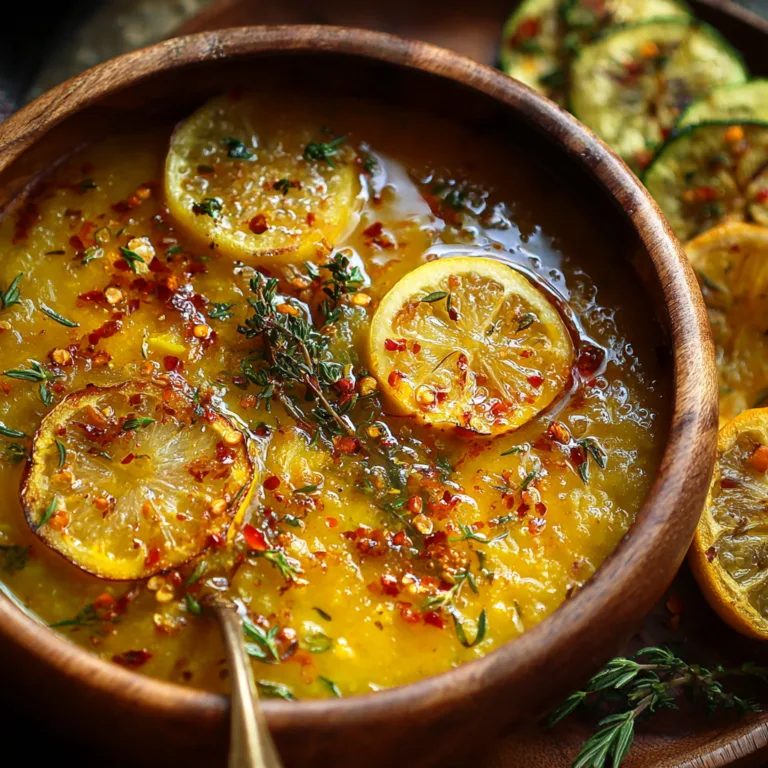 Golden Lemon Anti-Inflammatory Soup