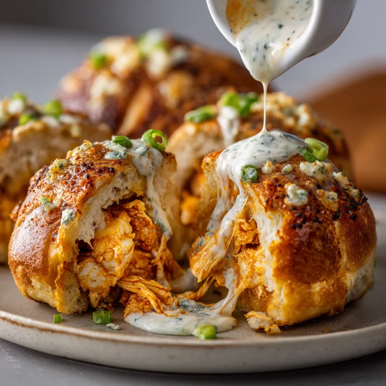 Cheesy Buffalo Chicken Bombs