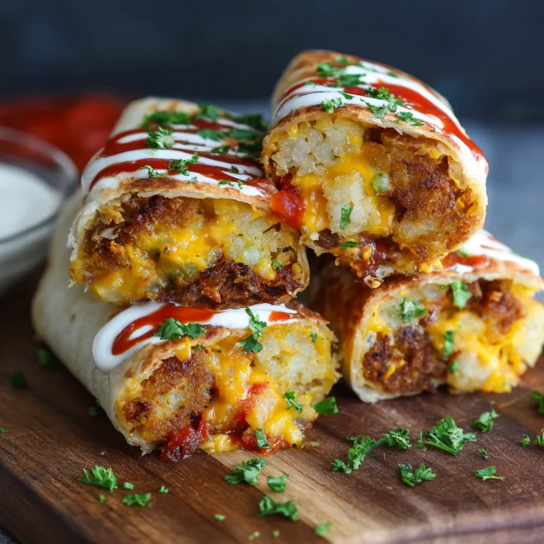 Cheesy Potato Burritos with Crispy Tater Tots: The Ultimate Comfort Food Wrap