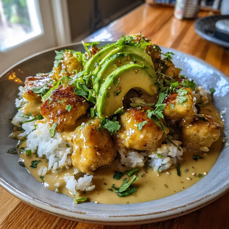 Coconut Chicken Rice Bowl