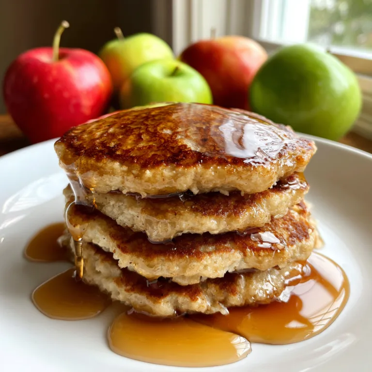Healthy Apple Pancakes for Babies