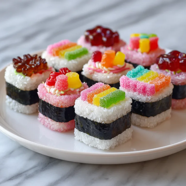 The Ultimate Candy Sushi Rolls Recipe: A Fun, Colorful, and Delicious Dessert