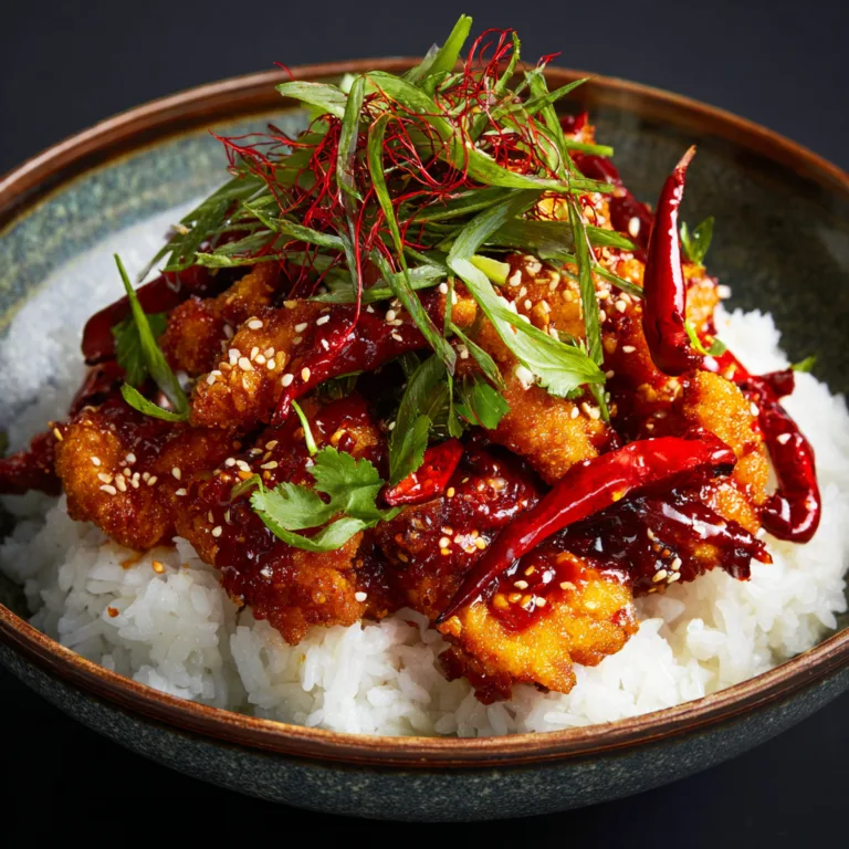 Crispy, Sticky, Spicy Dragon Chicken