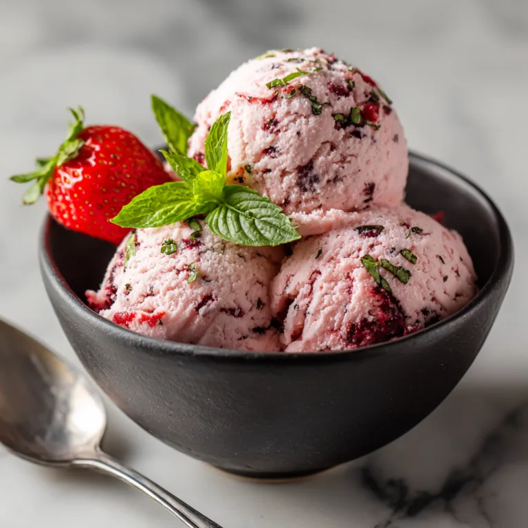 Roasted Strawberries & Lime Basil Ice Cream: A Gourmet Summer Symphony