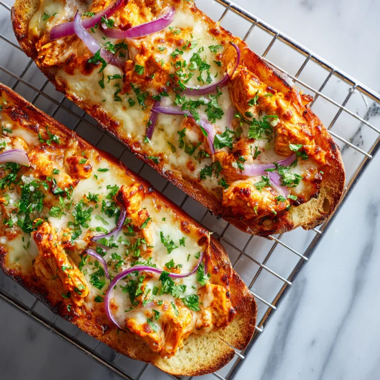 Buffalo Chicken French Bread Pizza: A Spicy, Cheesy Masterpiece