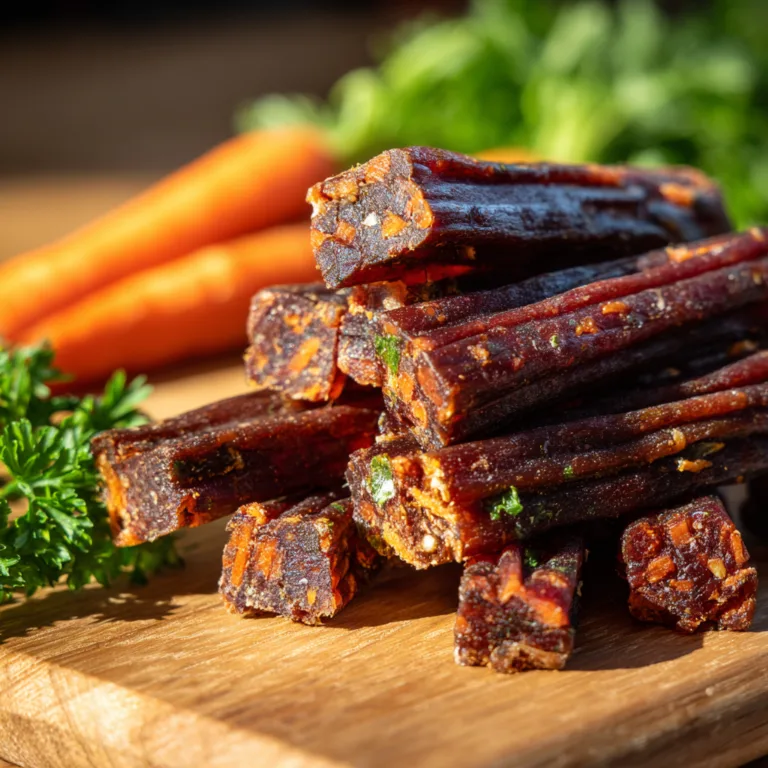 The Ultimate Homemade Beef and Vegetable Chew Sticks for Dogs