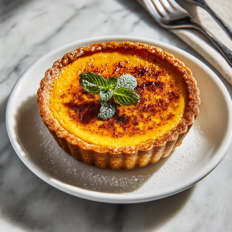 Bourbon Brûlée Pumpkin Pie with Maple and Warm Spices