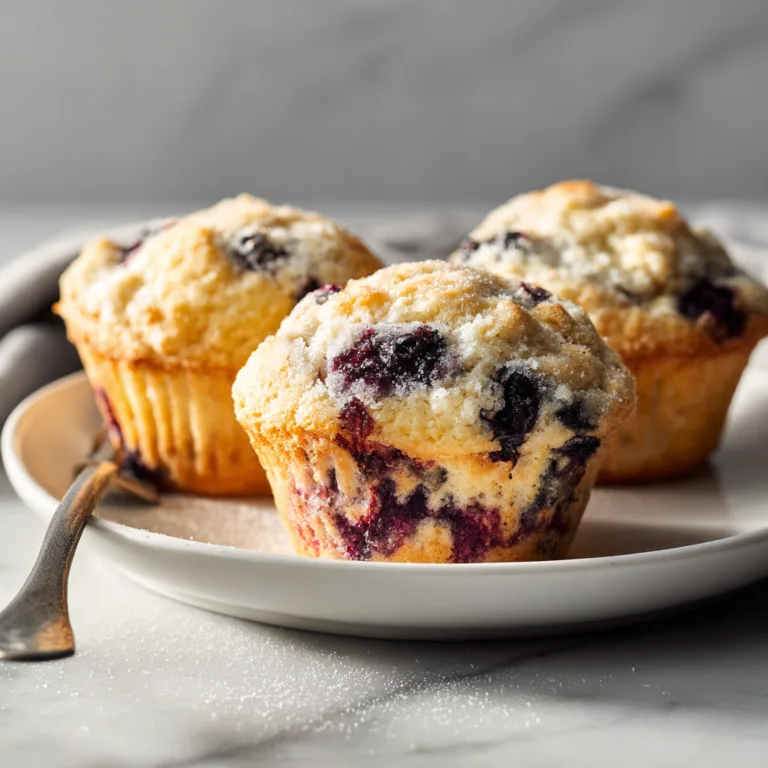Blueberry Cream Cheese Muffins