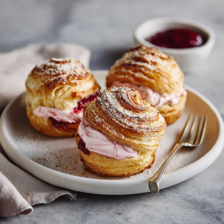 The Ultimate Guide to Cruffins with Puff Pastry and Raspberry Cream Filling