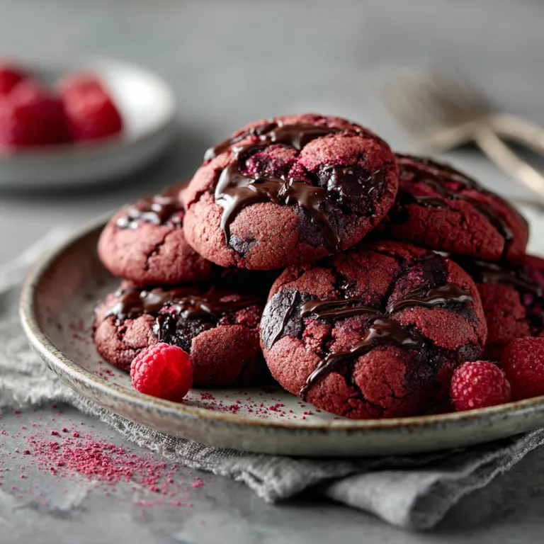 Decadent Raspberry Dark Chocolate Cookies: The Ultimate Valentine’s Day Indulgence