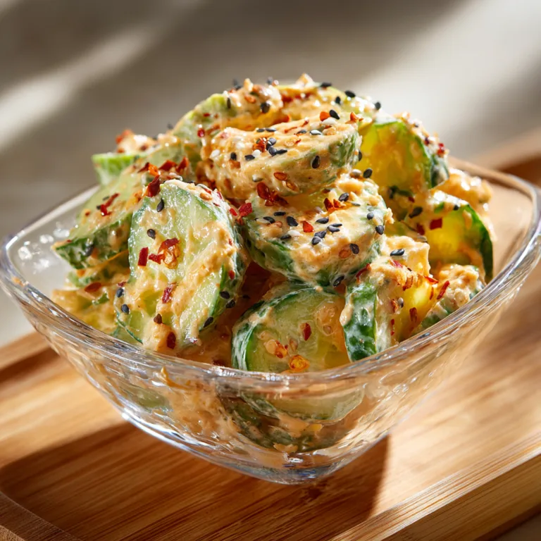 Easy Creamy Asian Cucumber Salad: A Crunchy, Refreshing Umami Bomb