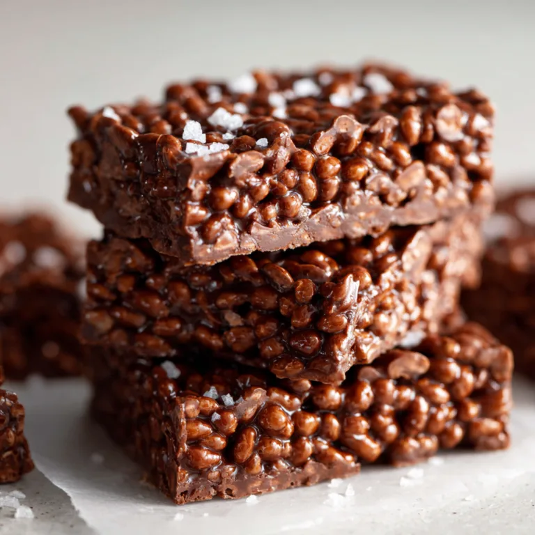 The Ultimate 4-Ingredient Chocolate Peanut Butter Crunch Bars