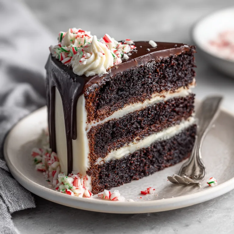 The Ultimate Peppermint Fudge Cake