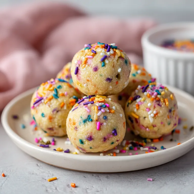 Birthday Cake Batter Protein Balls: The Ultimate Healthy No-Bake Treat