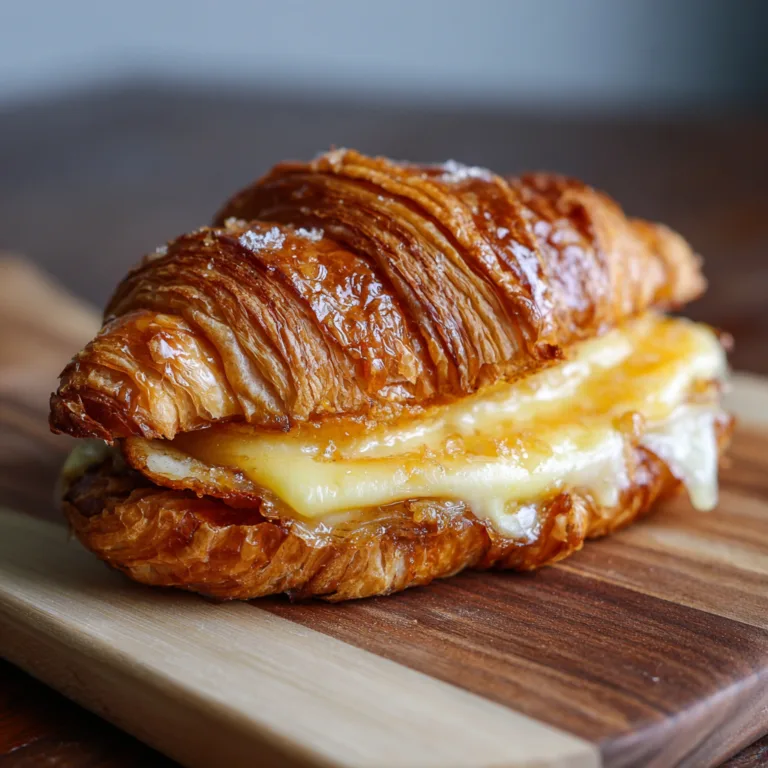 The Ultimate Candied Croissant Grilled Cheese: A Sweet and Savory Masterpiece