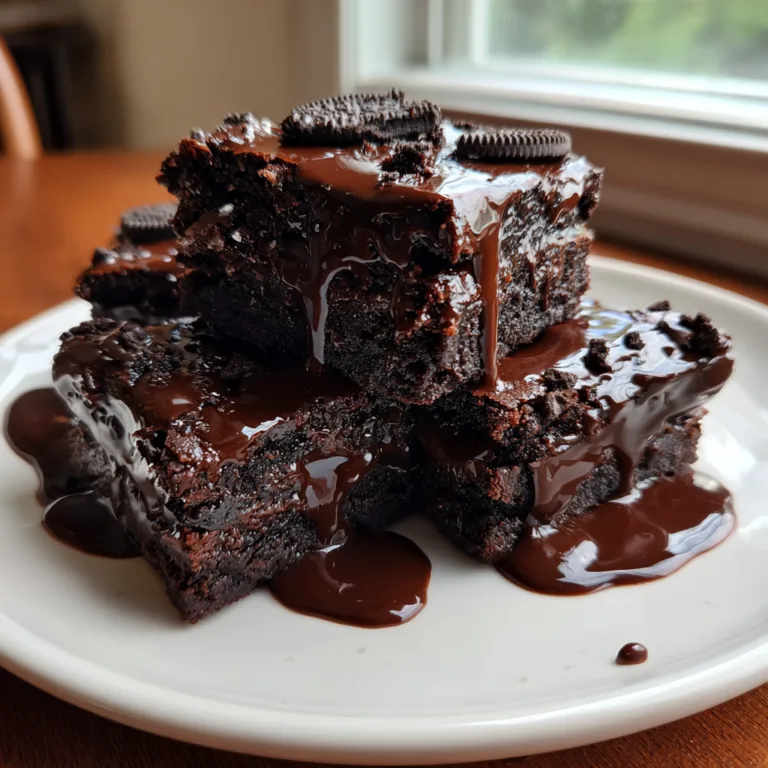 Brownie Bottom Bars with Oreo Topping: A Fudgy, Layered Dream
