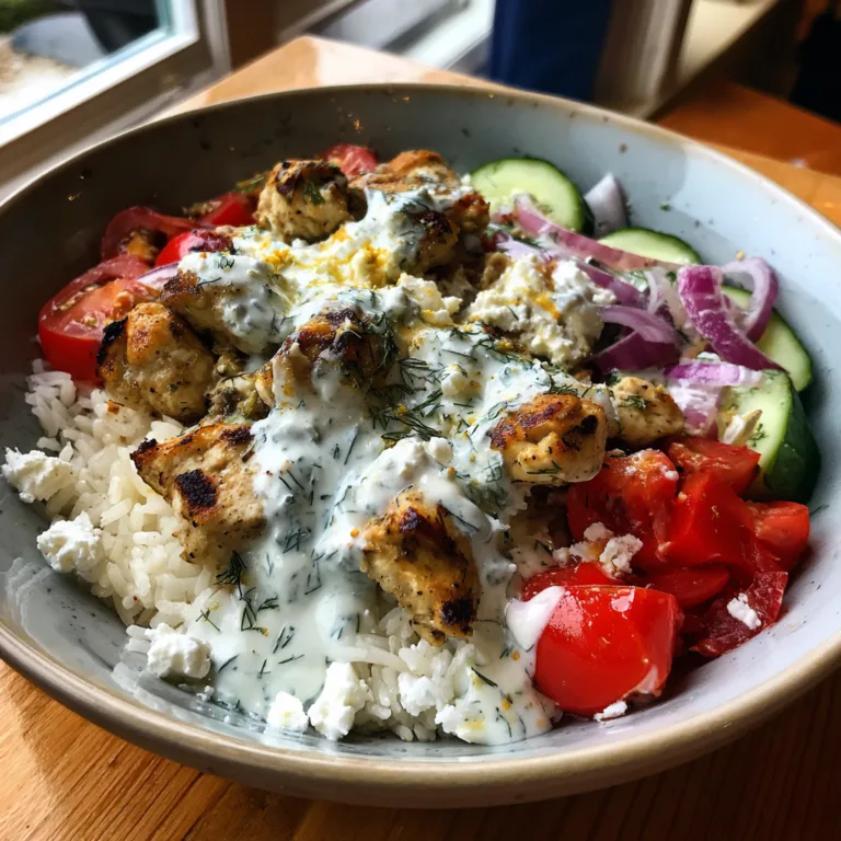 Low Carb High Protein Lemon Dill Chicken Bowl