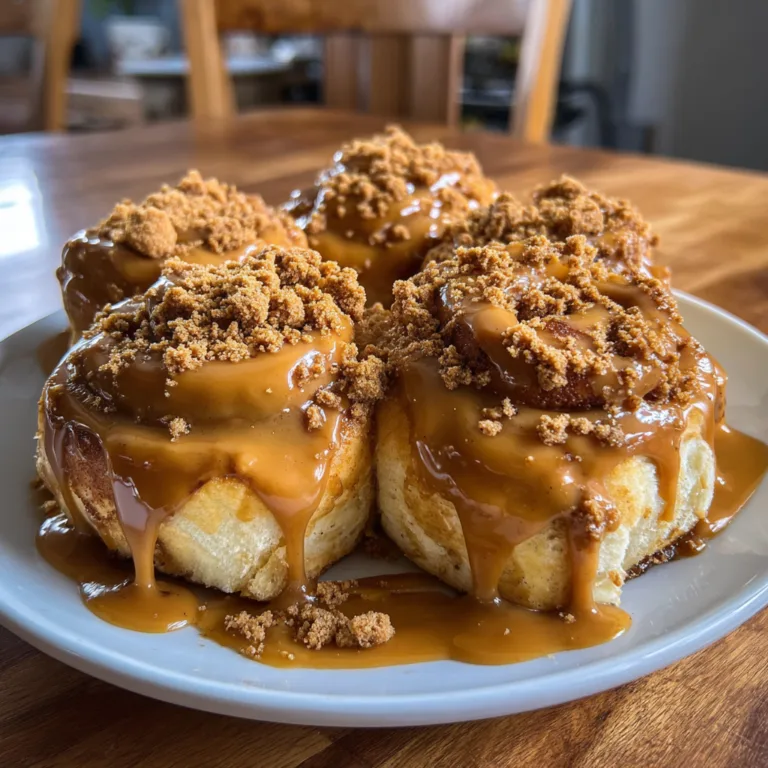Biscoff Cookie Butter Cinnamon Rolls: A Gooey, Caramelized Masterpiece