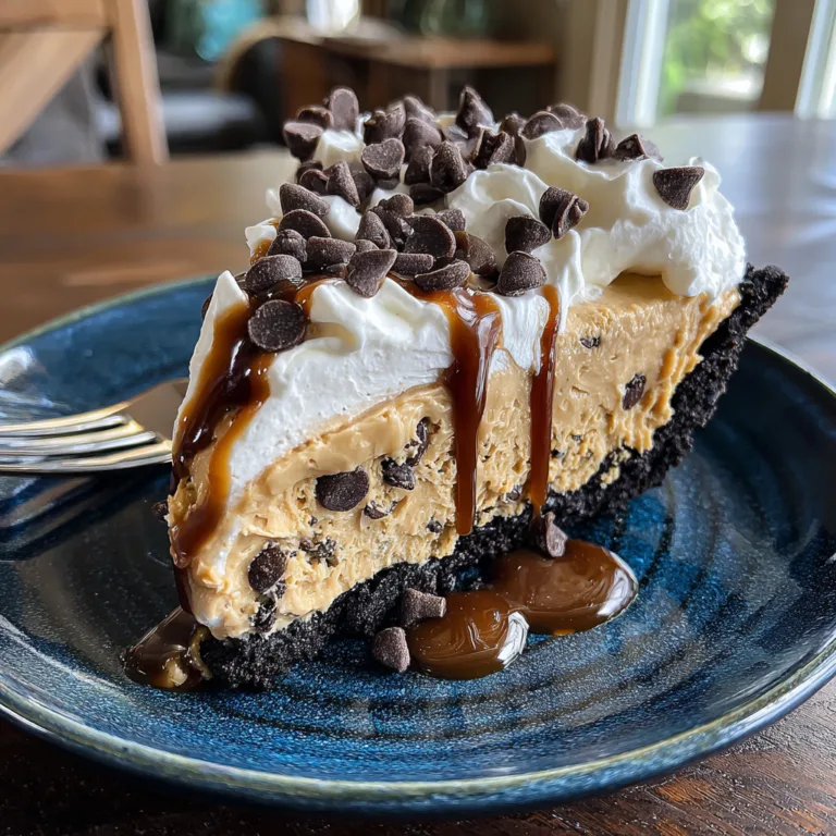 Chocolate Chip Peanut Butter Pie