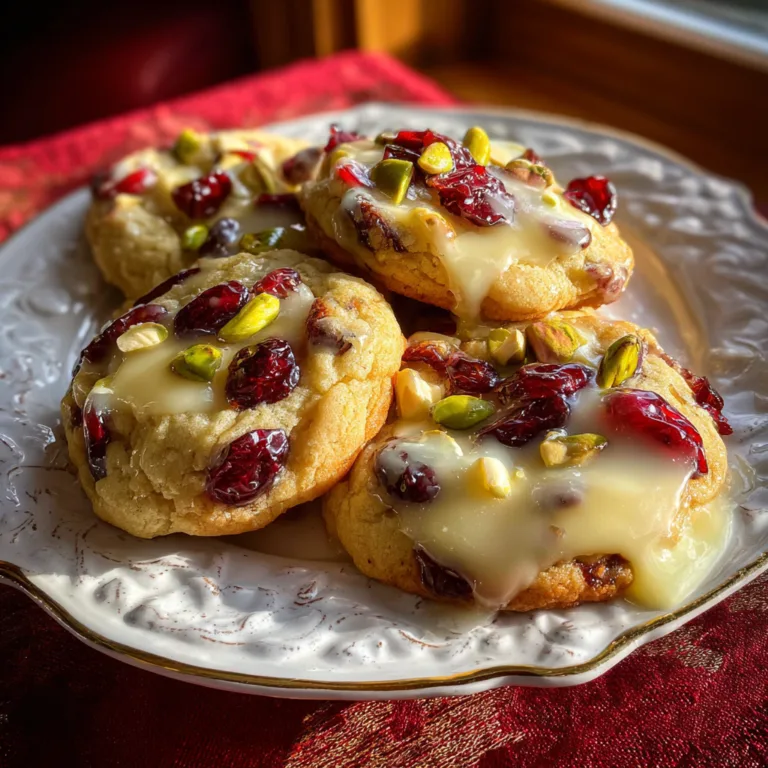 White Chocolate Cranberry & Pistachio Cookies: The Ultimate Holiday Treat
