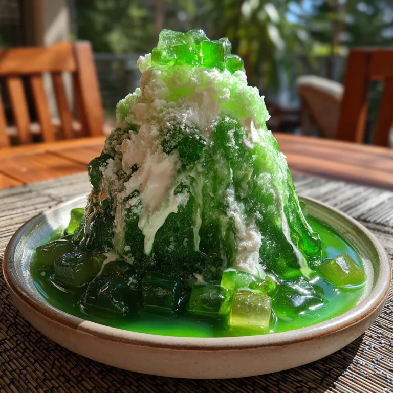 The Ultimate Pandan & Coconut Shaved Ice Recipe