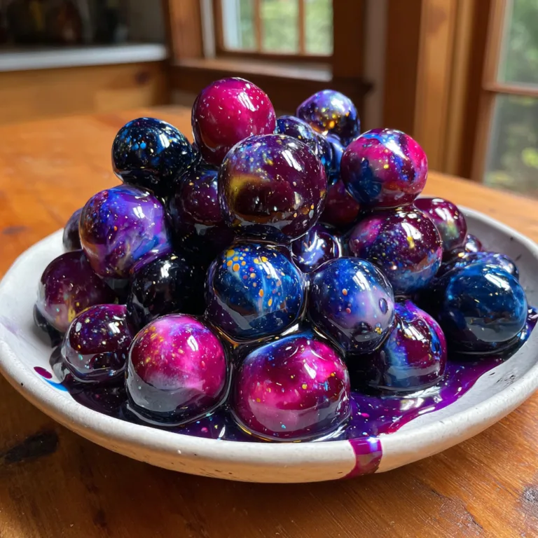 The Ultimate Galaxy Candy Grapes: A Cosmic Tanghulu Experience