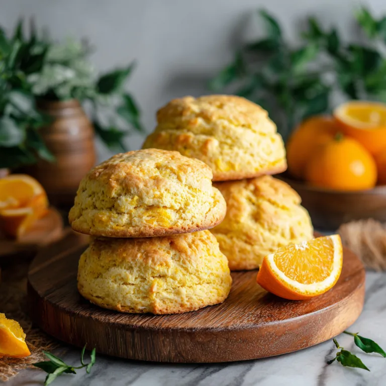 Glazed Orange Scone Cookies