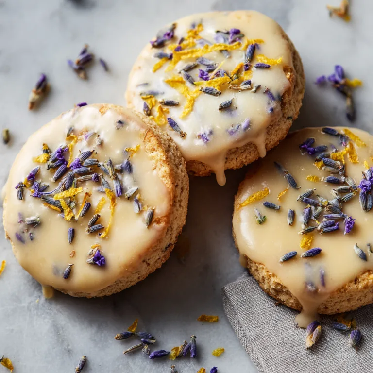 Soft Lemon Lavender Cookies: A Delicate and Aromatic Afternoon Treat